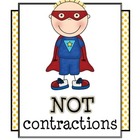NOT Contractions Mini Unit : Grammar, Language Activities