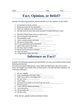 printable inference worksheets