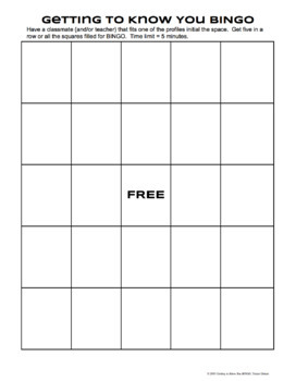 blank bingo pages