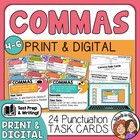 Comma Task Cards: 24 cards for applying different comma rules.
