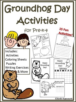 Groundhog Coloring Sheets on Thanksgiving Coloring Sheets   Beth Hammett   Teacherspayteachers Com