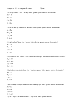 algebra age word problems downloadable w