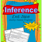 Inference Common Core Exit Slips Grades 6th to 8th