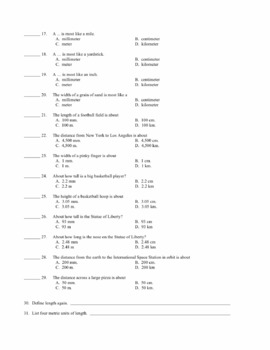 Brianna Blog: Metric Worksheets For High School