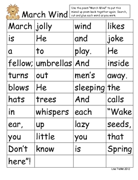 March Winds Poem
