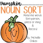 Pumpkin Noun Sort