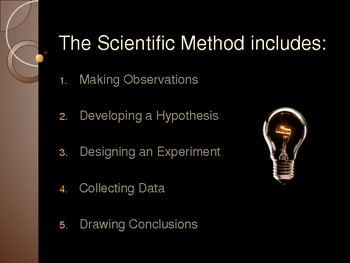 Scientific Method  on Scientific Method Ppt