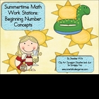 Summertime Math Work Stations FREE Beg. Number Concepts