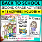 Super in Second! {Beginning of the Year Activities for 2nd Grade}