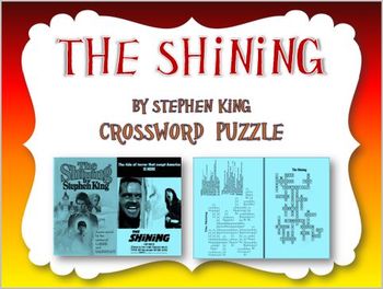 Crossword Puzzles on The Shining Crossword Puzzle Based On The Film
