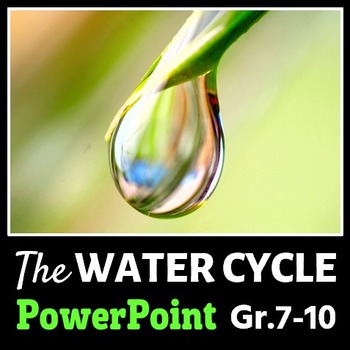 Water Cycle Powerpoint on The Water Cycle   Powerpoint Presentation Free