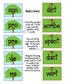 worksheets of prefixes and suffixes