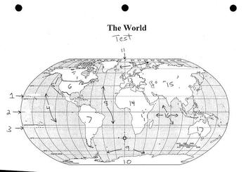 World  Test on World Map Test