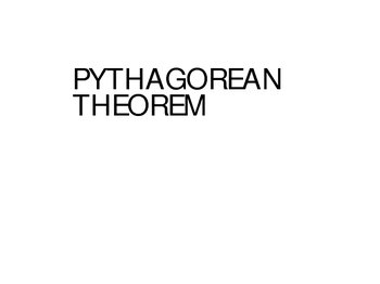 pythagorean theorem with radicals worksheet